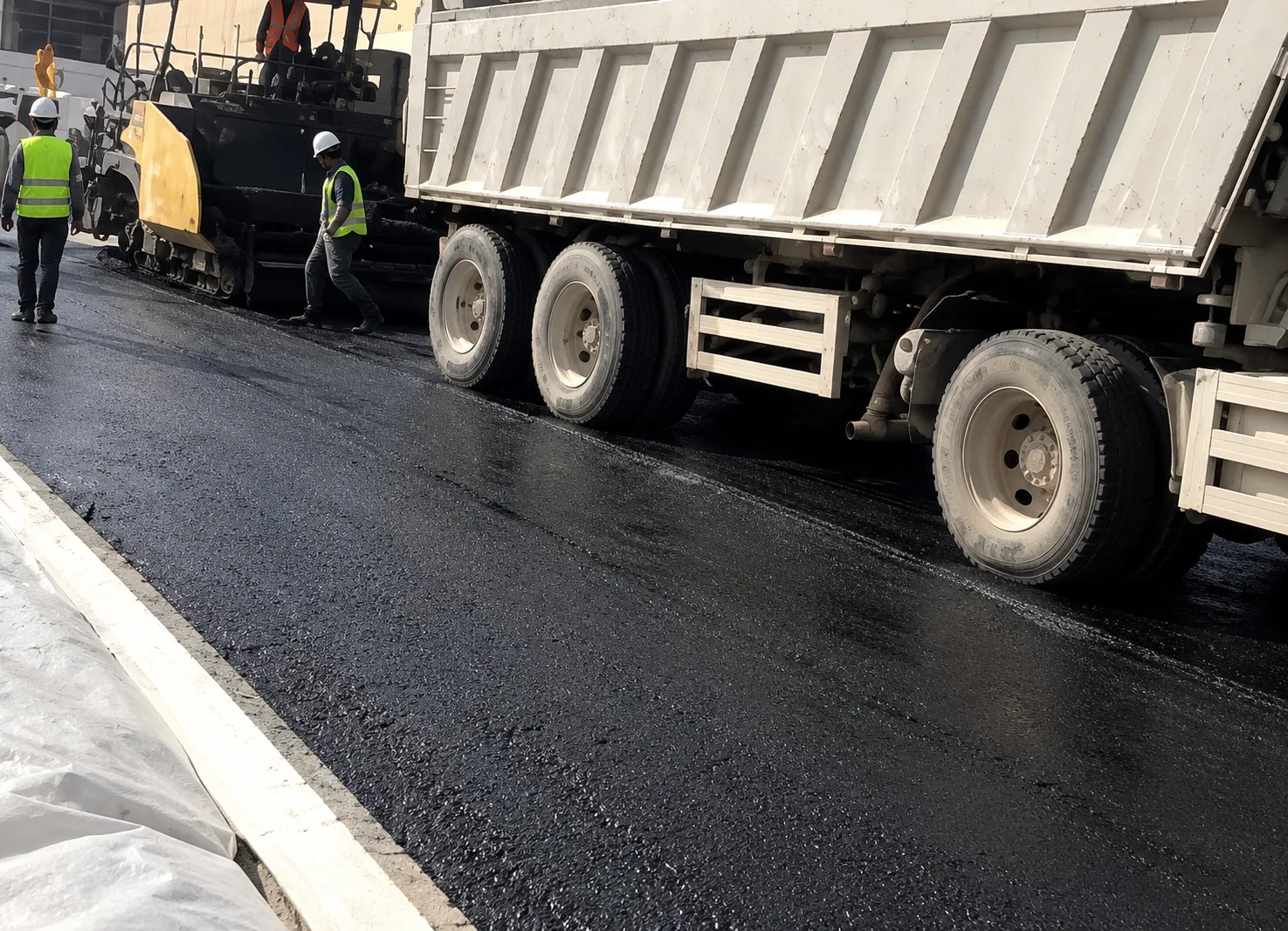 Asphalt Works — Tibah Airports, PMIA Expansion Terminal 2
